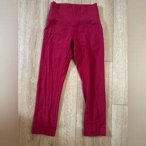 Lululemon Women’s Leggings Burgundy Maroon Red Size 4